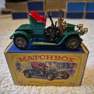 Lesney - Matchbox Models of YesterYear - Y-2 1911 Renault Two Seater Boxed - Picture 1 of 7