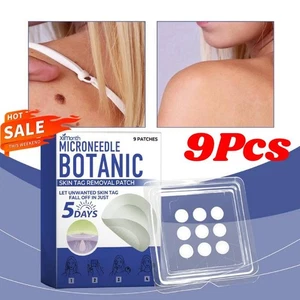 Parche removedor de etiquetas de piel botánico Microneedle tratamiento ovalado a base de hierbas naturales - Imagen 1 de 10