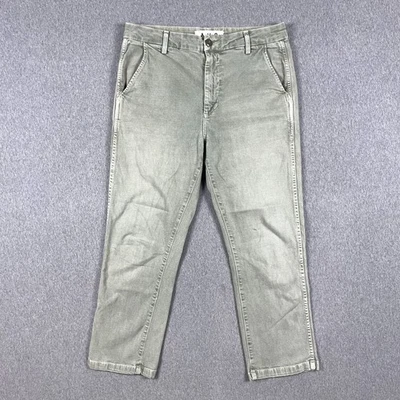 Pantalones AMO para mujer 28 (ajuste 32x26) pantalón fácil excedente verde militar hechos en EE. UU. Foto 1 de 4