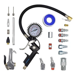 Air Compressor Accessor Kit, Heavy Duty 20-Piece 1/4" NPT Air Tool Kit with 1... - Picture 1 of 6