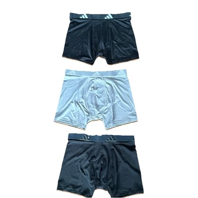 Set of 3 adidas Boy's Boxer Briefs Size L 14-16 Athletic Underwear - Image 1 of 4