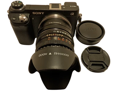 Sony E-mount adapted VIVITAR 50 mm F/1.7 fast Standard Prime Lens. - Image 1 of 4