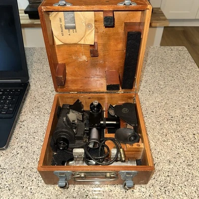 Antique, WWII, U.S. Army Air Corps Sextant F-245, Agfa Ansco TYPE A-10 w/Box - Image 1 of 4