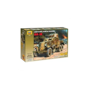 Modello Zvezda 1/35 Ba-10, Autoblindo Sovrana Dettagliata Con Cannone Di - Foto 1 di 6