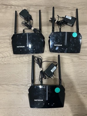 Lot of 3 Netgear AC1000 Dual Band WiFi Router R6080 - Image 1 of 4