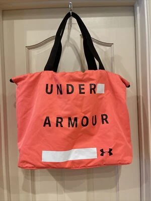 Bolso de Mano Under Armour UA Duffle 16 X 13 con Correas y Cordón Naranja Neón  Foto 1 de 4