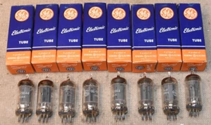 Grupo de 8 tubos de vacío NOS GE 5844 GL-5844 en cajas originales - Imagen 1 de 1