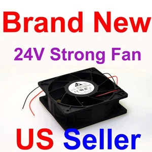 24V Super High Air Flow 218 CFM 120*120*38mm 4800 RPM Delta PFB1224GHE - Picture 1 of 2