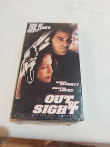 Vintage Factory Sealed Out of Sight VHS Cassette Tape George Clooney - Picture 1 of 2