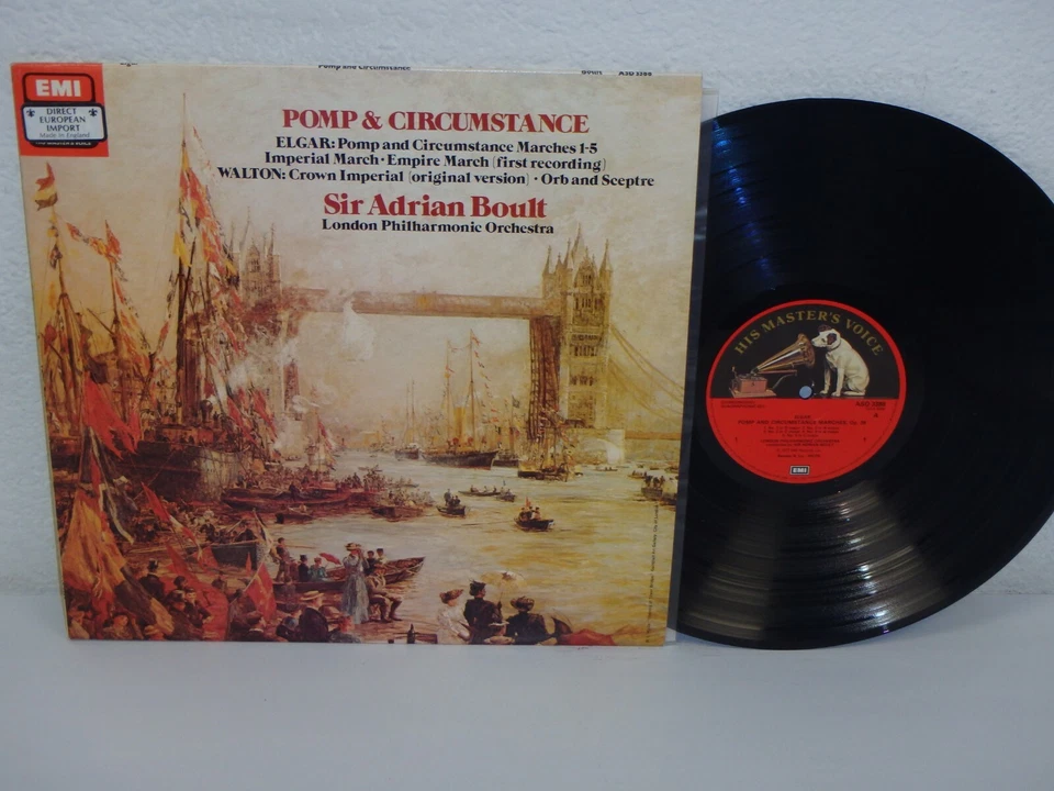 HMV ASD 3388 1977 NM! ELGAR/ WALTON Pomp & Circumstance BOULT red semi circle - Image 1 of 1
