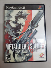 PS2 Metal Gear Solid 2 Sons of Liberty PlayStation 2 2001 PS2 Complete Tested
