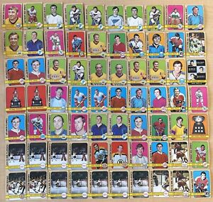 1972-73 Topps Hockey Card Lot (70) Bobby Orr Esposito Commons