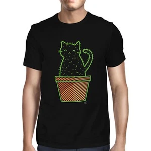 1 T-Shirt Herren Catcus lustig Katze Wortspiel - Bild 1 von 6