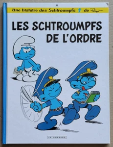 Les Schtroumpfs ; T 30 Les Schtroumpfs de l'ordre PEYO éd Le Lombard rééd - Imagen 1 de 3