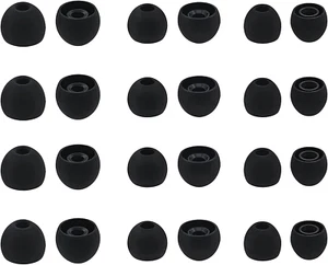 Ear Tips for In-Ear Headphones, S/M/L Sizes 12 Pairs Soft Silicone Earbuds Tips - Picture 1 of 4