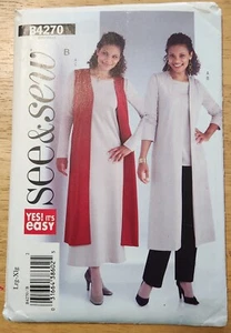 See & Sew B4270 Misses'/Misses' Petite Vest, Tunic, Dress and Pants ~ Size Lg-XL - Picture 1 of 3