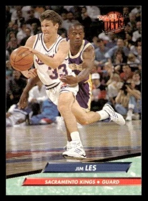 1992 Ultra   #350 Jim Les Sacramento Kings Basketball Card - Image 1 of 2