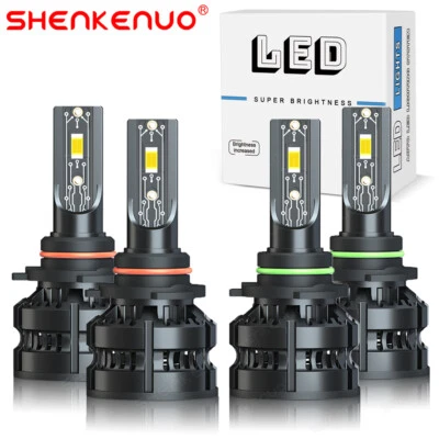 Faros LED altos y bajos para Toyota Corolla 2009 2010 2011 2012 2013 9005 9006 Foto 1 de 4