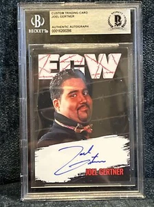 Joel Gertner ECW signed card wwe wwf wrestling autographed Beckett BAS slabbed - Picture 1 of 3