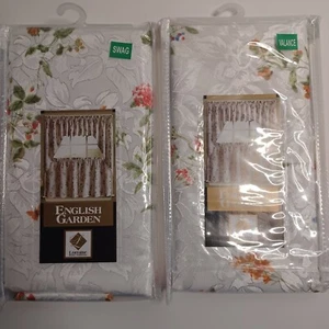 English Garden Swag Valance Set NEW - Bild 1 von 9