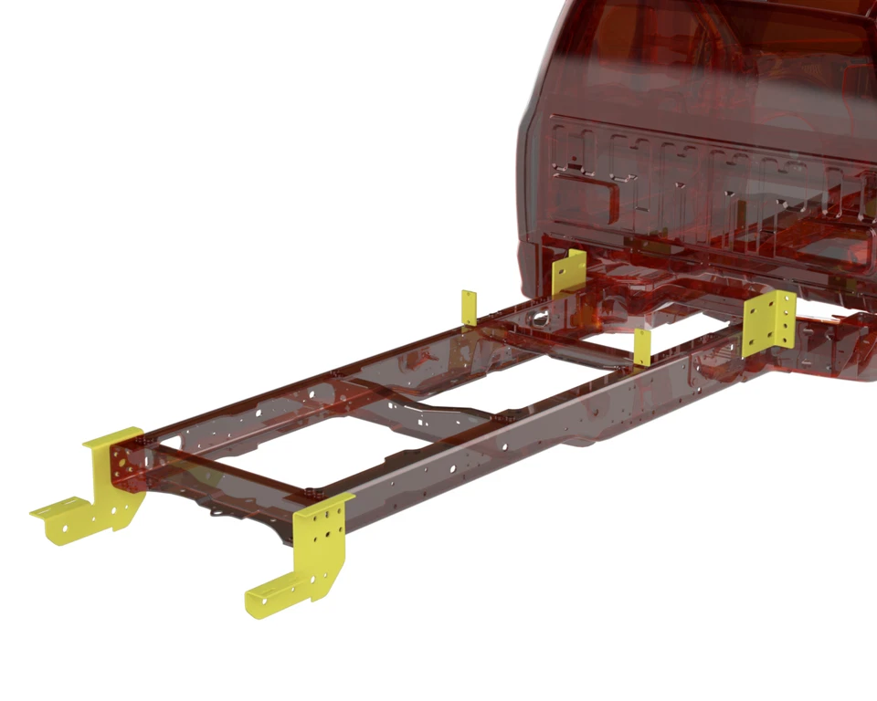 KNAPHEIDE SERVICE BODY INSTALLATION KIT 17-24 FORD F350/450/550 60"/84"CA