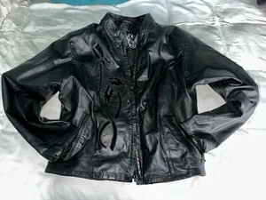 Ladies Motorcycle Jacket Longrider Leather - Picture 1 of 6