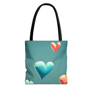 New Heartfelt Love Tote Bag, Perfect Gift, Valentine’s Day, Everyday Use - Picture 1 of 21