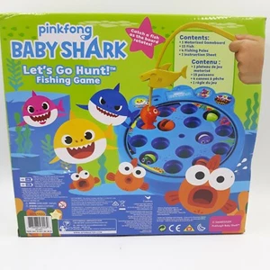 Pinkfong Baby Shark Let's Go Hunt Fishing Game With Baby Shark Song New   - Picture 1 of 3
