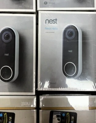 Brand New Nest Hello Smart Wi-Fi Video Doorbell NC5100US - Black - Image 1 of 2