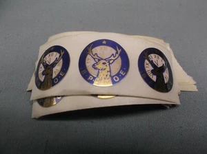 mylareinsatz B.P.O.E. Logo 7/8" Durchmesser Trophäe Teile Lot von 9 - Bild 1 von 1