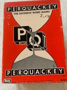 Perquackey Word Game~ Vintage