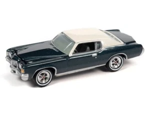 PONTIAC Grand Prix - 1971 - grigio pietra blu metallizzato - Johnny Lightning 1:64 - Foto 1 di 6