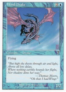 4X WIND DRAKE 114/350 7TH SEVENTH MTG MAGIC HP X4 (yourdeckbuilder) - Picture 1 of 1
