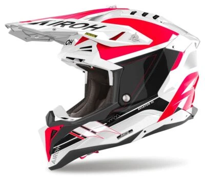 Off-Road Helmet Airoh AVIATOR 3 SABER Red Gloss Foto 1 de 4