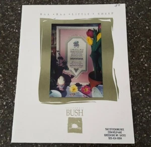 Baa Baa Little Sheep by Shepherd's Bush Cross Stitch Pattern Leaflet Sampler - Picture 1 of 2