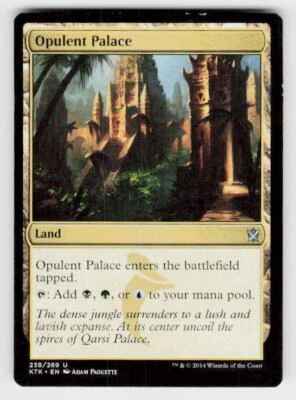 Khans of Tarkir #238 Opulent Palace - Image 1 of 2