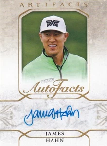 Upper Deck 2021 Artifacts James Hahn #A-JH Auto Facts Autogrammkarte     - Bild 1 von 2
