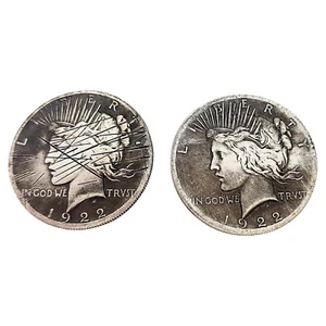 Moneda de dos caras de 2 caras con utilería rasguño abolladura Harvey para disfraz de Batman disfraces - Imagen 1 de 8