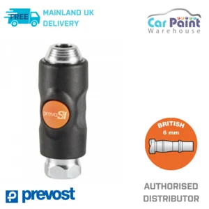 Prevost BSI 061101 prevoS1 Pneumatic British Safety Coupling Female 1/4" - Picture 1 of 6
