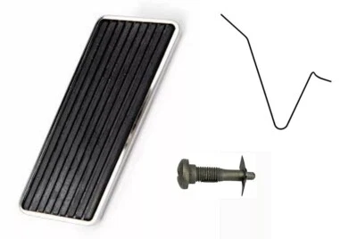 全新! 1965 - 1968 年福特野马燃气踏板加速器带安装螺丝弹簧 — 第 1/4 张图片