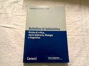 RIVISTA DI CRITICA STORIA LETTERARIA FILOLOGIA E LINGUISTICA CAROCCI 2006 - Picture 1 of 4