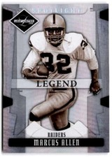 2008 Leaf Limited Silver Spotlight #160 MARCUS ALLEN /99  Los Angeles Raiders