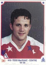 1994-95 Lethbridge Hurricanes #10 Todd MacIsaac
