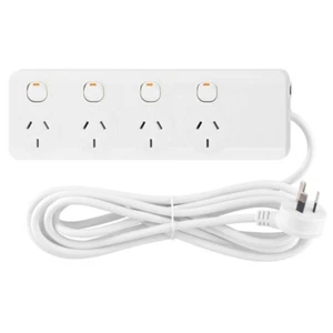Arlec 4 Outlet Individually Switched Powerboard & Free Shipping AU. - Picture 1 of 1