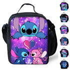Kids Girls Boys Lilo And Stitch Lunch Bag Student Office Food Box Picnic Pack.
