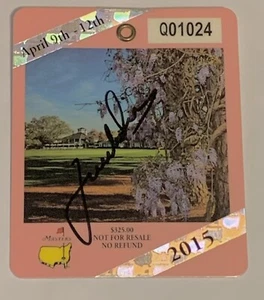 Jordan Spieth Signed 2015 Masters Badge (Champion) Augusta National Golf Club - Picture 1 of 2