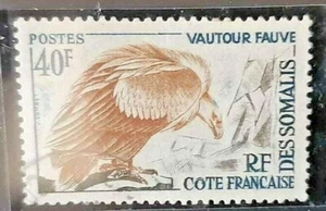 COSTA FRANCESE SOMALIA 1962 UCCELLI VOLATILI FAUNA 1 V. TIMBRATO USED (C.Z) - Foto 1 di 1