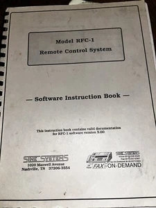 Handbuch für Sine Systems RFC-1 Fernbedienung - Bild 1 von 1