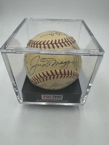 1946 New York Yankees Team Signed American League Baseball Joe Dimaggio PSA DNA - Picture 1 of 8