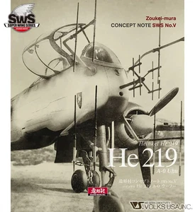 Zoukei-Mura Concept Note No V He219 A-0 Uhu Book (softcover) - Picture 1 of 1